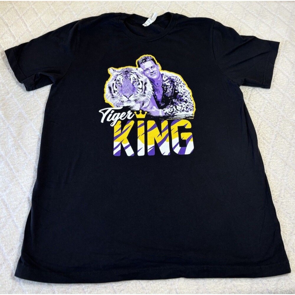 Barstool Sports Joe Burrow Tiger King Joe Exotic  Tee Size XL